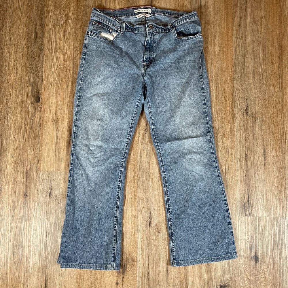 Tommy Hilfiger Flare Jeans Womens Size 32 Low Rise